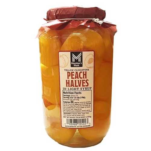 Generic Yellow Clingstone Peach Halves インチ Light Syrup, These peach halves are incredibly versatile and can be enjoyed インチ numerous ways ..60 薬局衡オンス.