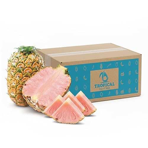 Tropical Fruit Box Pinkglow Pineapple Pink Gourmet Pineapple with Tropical Sweetness Rich インチ Lycopene \u0026 Vitamin C Hand-Picked インチ Costa Rica Premium Fresh Fruit Gift Box For All Ocassions