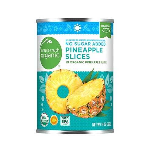 Generic ST Organic Canned Pineapple Slices No Sugar Added インチ Pineapple Juice 14 薬局衡オンス