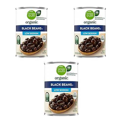 Generic ST Organic Low Sodium Black Beans 15 薬局衡オンス (3 PK)
