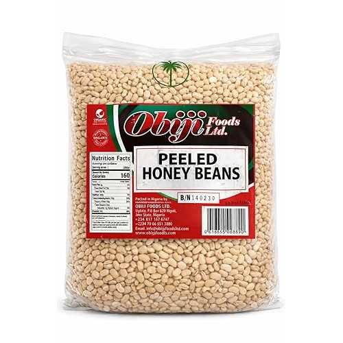 Generic Peeled Honey Beans 3.5 lbs Premium Nigerian Peeled Beans for Moi Moi, Akara \u0026 Ewa Oloyin Recipes High Protein Natural Honey Beans, Easy Cook, Cleaned \u0026 Ready to Use African Beans Authentic West African Food