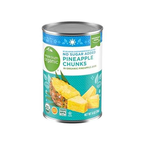 Generic ST Oganic Canned Pineapple Chunks No Sugar Added インチ Pineapple Juice 14 薬局衡オンス