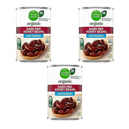 Generic ST Organic Low Sodium Dark Red Kidney Beans 15 薬局衡オンス (3 PK)