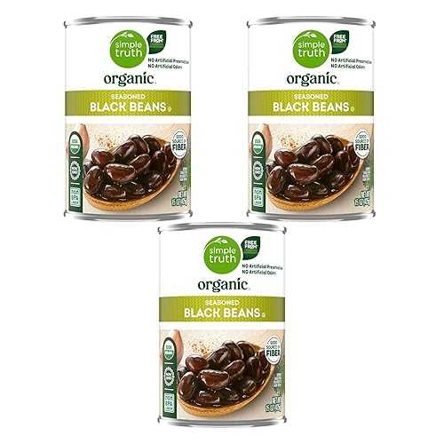 Generic ST Organic Seasoned Black Beans 15 薬局衡オンス (3 PK)
