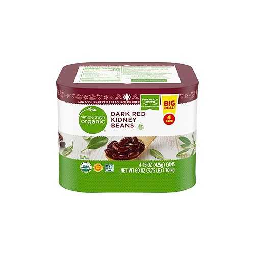 Generic ST Organic Dark Red Kidney Beans 4CT 60 OZ