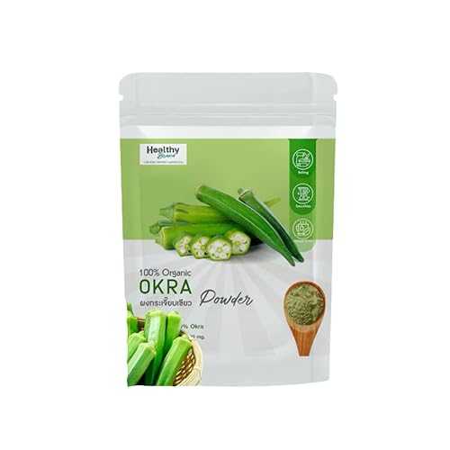 (Pack of 2) ?????? Premium Okra Powder - Dehydrated Ground Lady\u0027s Finger for Culinary Thickening, Smoothies, and DIY Applications 100g Generic (Pack of 2) Premium Okra Powder - Dehydrated Ground Lady\u0027s Finger