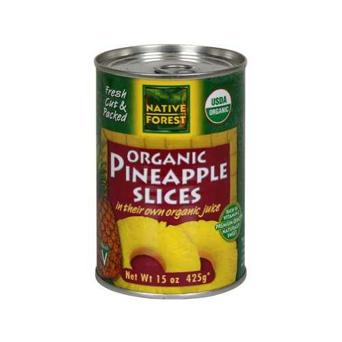 Edward \u0026 Sons Trading Pineapple, Og, Slices, 15-Ounce (Pack of 6)