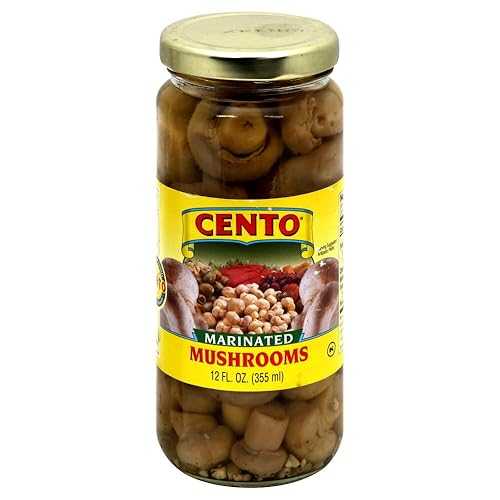 チェント 茸のマリネ、12 薬局衡オンス (12 個風呂敷き包み) Cento Marinated Mushrooms, 12 Ounce (Pack of 12)