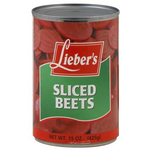 Lieber\u0027s Liebers Beets, Sliced, Passover, 15-Ounce (Pack of 8)