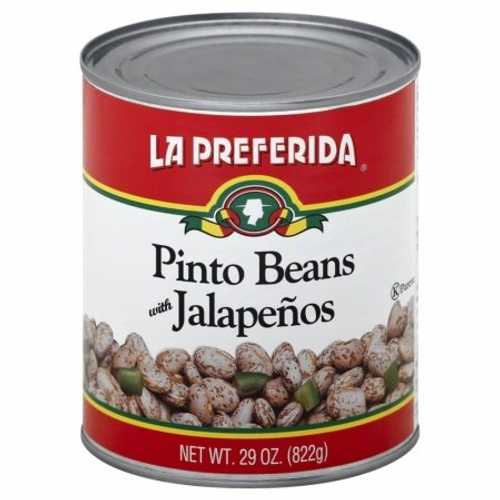 La Preferida Bean Pinto Jalapeno, 29 薬局衡オンス