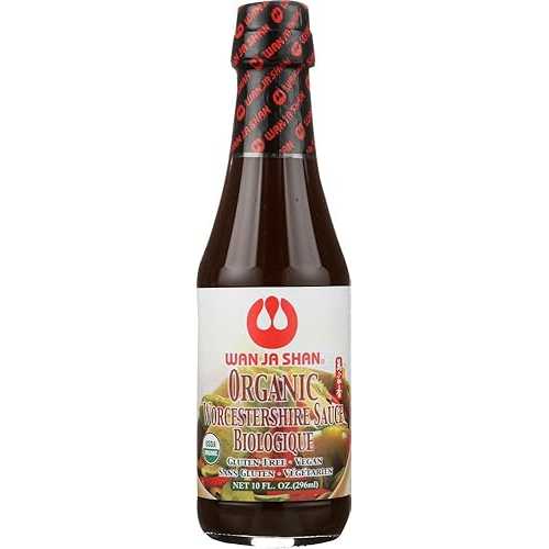 Wan Ja Shan Organic Worcestershire Sauce - 10fl 薬局衡オンス [ 6 units]