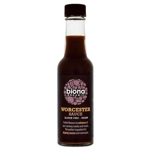 GREAT BRITISH TRADING LIMITED Biona Organic Worcester Sauce (140ml) - Pack of 2