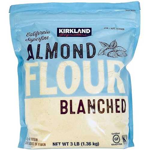 Kirkland Signature Almond Flour Blanched Superfine Grind California, 1.36 kg (Pack of 1)