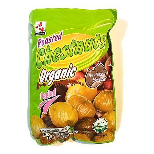 Asian Taste Roasted Organic Chestnuts (60gx5)