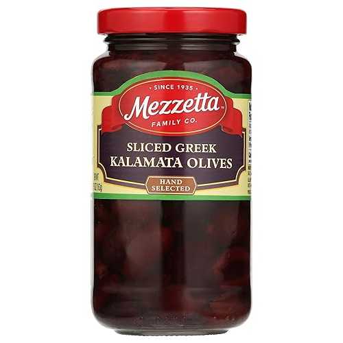 Mezzetta Olive Kalamata Sliced, 5.75 Oz (Pack Of 6)