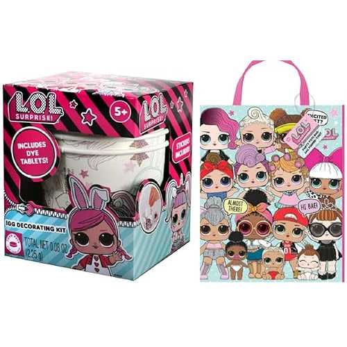 LOLサプライズイースターエッグデコレーションキットとキャリーバッグ Queen of the Castle LOL Surprises Easter Egg Decorating Kit and Carrying Bag