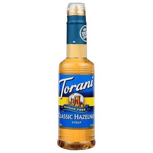 Torani Hazelnut Syrup, Sugar Free, 12.7 Fluid Ounces (Pack Of 4)