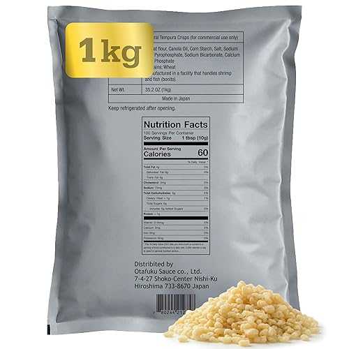 Otafuku Tenkasu Tempura Crisps - Japanese Tempura Flakes for Sushi, Udon, and Okonomiyaki, Made インチ Japan (1 KG)