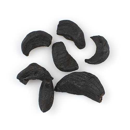 D\u0027Allesandro Black Garlic Cloves, 12 薬局衡オンス Jar, Sweet and Tangy, Gourmet Ingredient, Perfect for Sauces, Marinades, and Dressings, Matte-Black with Tender Jelly-Like Texture, Elevating Culinary Creations