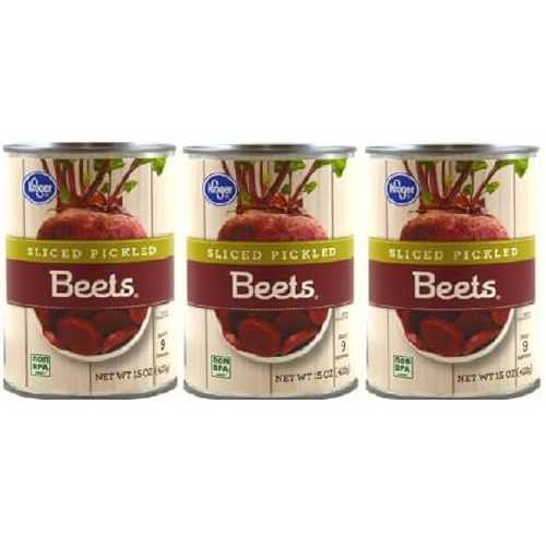 Generic Sliced Pickled Beets (Pack Of 3 Cans) 15 薬局衡オンス. Each