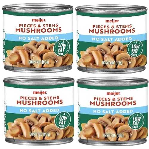Generic Mushrooms Pieces \u0026 Stems No Salt Added (Pack Of 4 Cans) 4 薬局衡オンス. Each