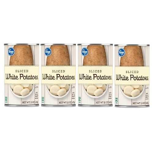 Generic Canned Potatoes Sliced White Potatoes (Pack Of 4 cans) 15 薬局衡オンス. Each Can.