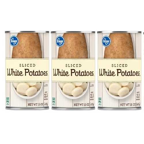 Generic Canned Potatoes Sliced White Potatoes (Pack Of 3 Cans), 15 薬局衡オンス. each Can