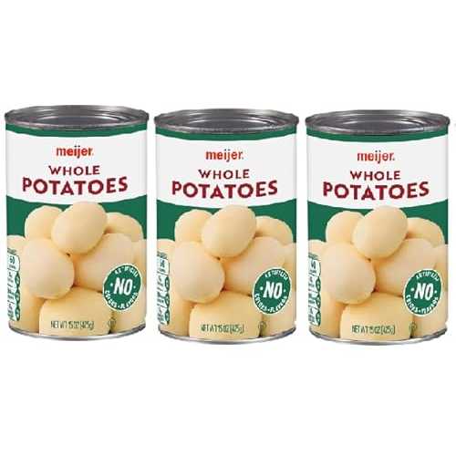 Generic Canned Whole Potatoes (Pack Of 3 Cans), 15 薬局衡オンス. each Can