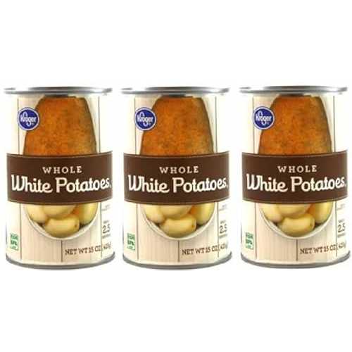 Generic Canned Whole White Potatoes (Pack Of 3 Cans), 15 薬局衡オンス. each Can