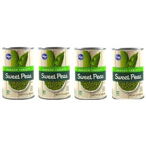 Generic Garden Variety Canned Sweet Peas (Pack Of 4 Cans) 15 薬局衡オンス. Each.