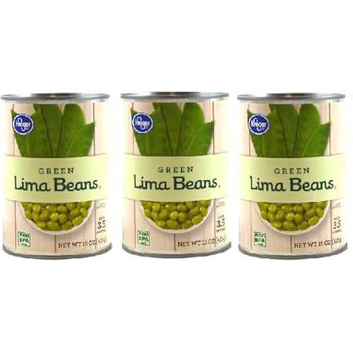 Generic Green Lima Beans (Pack Of 3 Cans), 15 薬局衡オンス. Each