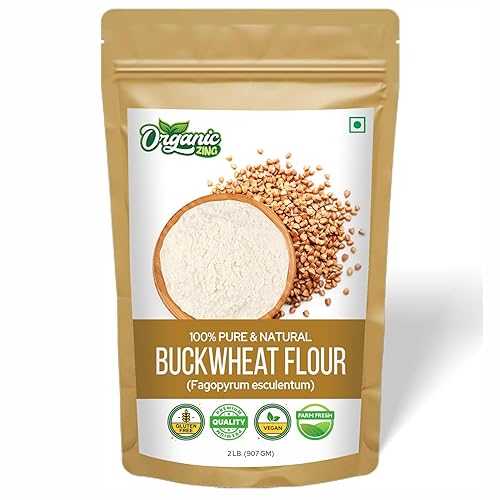 Organic Zing Food-Grade Buckwheat Flour / Pure, Natural, and Wholesome Culinary Grain Ingredient, 32薬局衡オンス / 907g