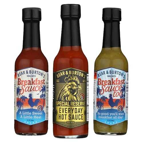 Old Florida Sauce Co. 5 薬局衡オンス Bundle Everyday, Breakfast, Breakfast Too 3pk