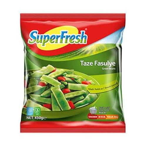 Generic SUPERFRESH Green Beans (Taze Fasulye) 450g (Pack of 2)