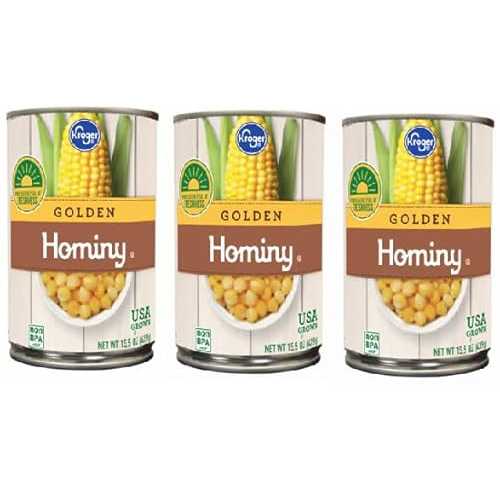Generic Golden Hominy (3 Cans, 15.5 薬局衡オンス. each)