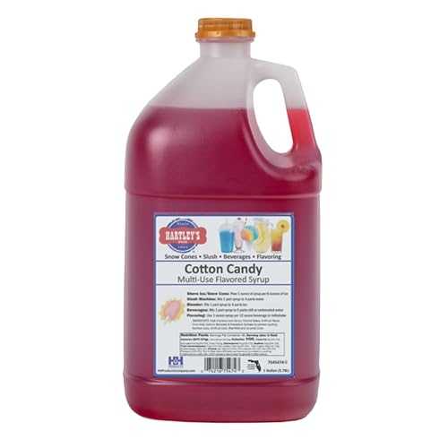 Pantry Hub Hartley\u0027s Multi-Use Flavored Syrup, 1 Gallon (Cotton Candy)