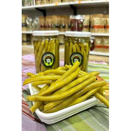 SODEF Pickled Green Beans 720 gr, Crispy Flavor, Traditional Turkish Recipe, Homemade Style - One Size