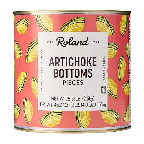 Roland Foods Artichoke Bottom Pieces, Specialty Imported Food, 5.51 Pound, Pack of 1