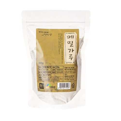 Generic HYUNJAE FARM Korean Buckwheat Flour, 100% Ground Buckwheat Powder, Gluten-Free Alternative Flour for Baking, Noodles \u0026 Cooking, 1EA 350g