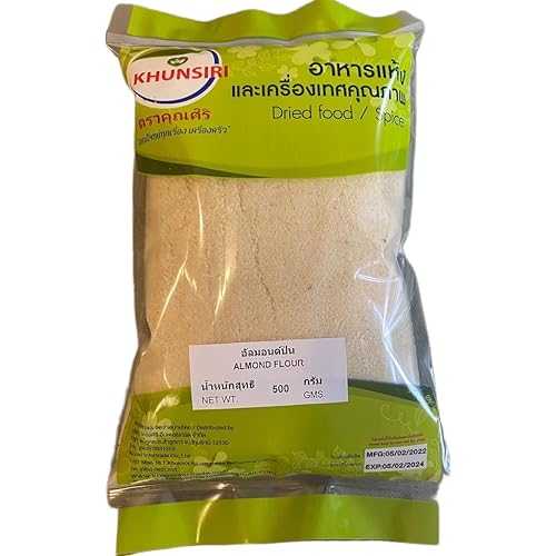 ??????? Premium Blanched Almond Flour - Finely Ground Culinary Almonds for Baking and Cooking, Gluten-Free Flour Substitute (500g) Generic Premium Blanched Almond Flour - Finely Ground Culinary Almonds for Baking an