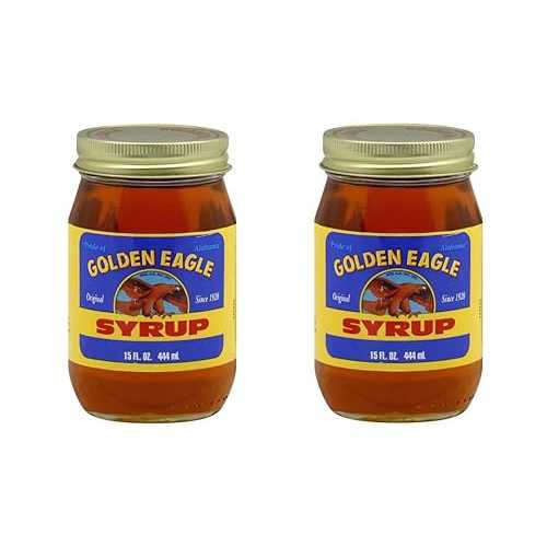 T-Town Peddler Golden Eagle Original Syrup: 2 pack of 15 Fl Oz Jars