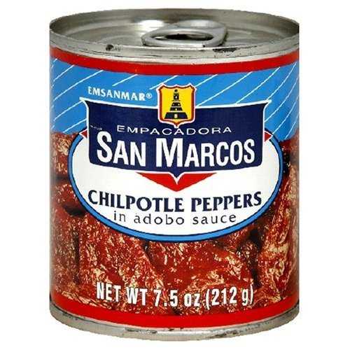 San Marcos Chipotle Peppers, 7.5-Ounce Cans (Pack of 24) (Value Bulk Multi-Pack)