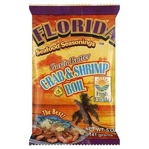 Florida Seafood Seasonings Crab \u0026 Shrimp Boil Garlic Butter 5 薬局衡オンス (4 Pack)