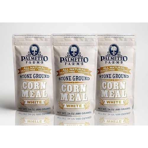Palmetto Farms ホワイトコーンミール粉 3 容器に並べる Palmetto Farms White Corn Meal Flour 3 Pack