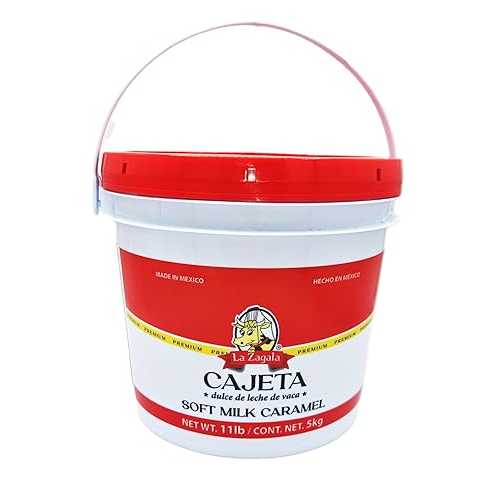 La Zagala Cajeta Soft Milk Caramel, 11 重量ポンド Bucket (MILK CARAMEL)