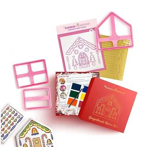 The Cookie Countess Inc The Cookie Countess \u0027Paint Your Own\u0027 Gingerbread House Kit