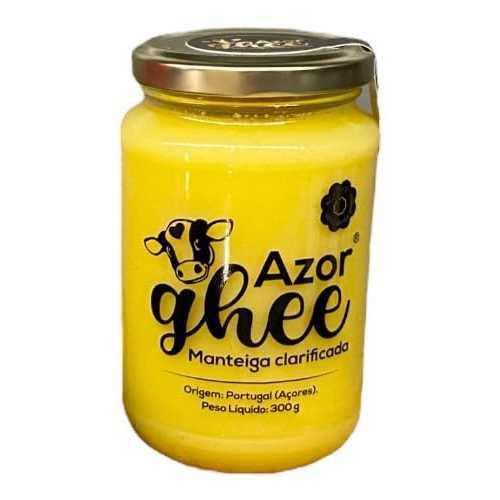 AzorGhee - Ghee Clarified Butter - Azores Island origin - The land of the happy cows - 470gr / 16.57 Glass Jar