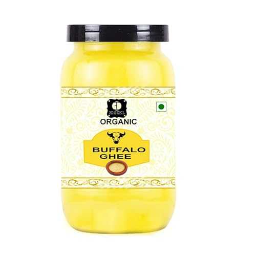 EDZZEL Organic Buffalo Ghee Packaging Grass Fed Buffalo Bilona Ghee Pure \u0026 Natural - (100 ml)