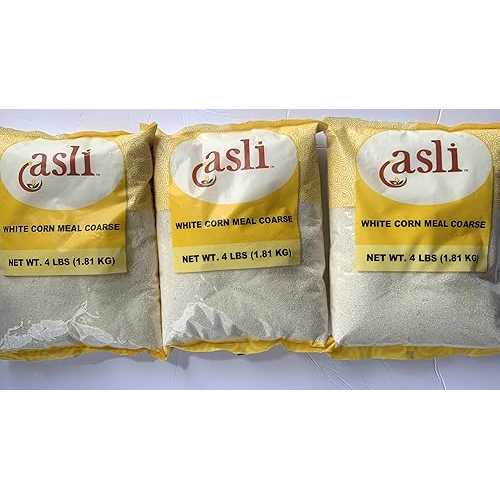 Asli White Corn Meal Coarse 3x4LB