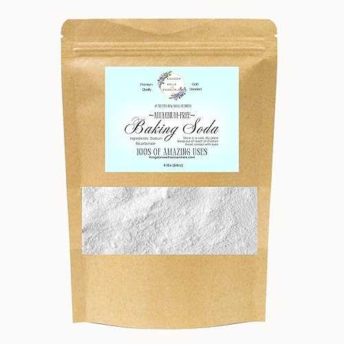 Kingdom Wells Essentials Pure Baking Soda, Aluminum-Free Sodium Bicarbonate, 4lbs (64薬局衡オンス)